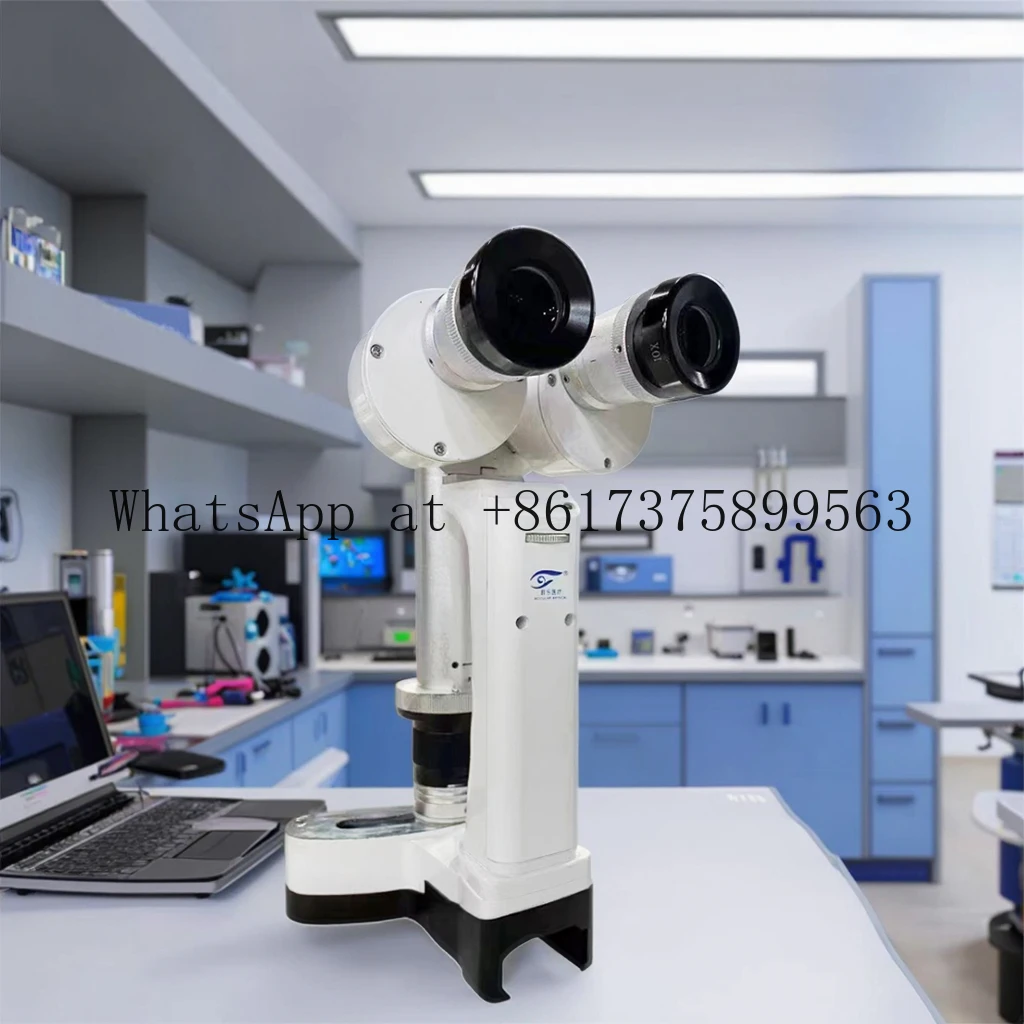 Portable Handheld Veterinary Slit Biomicroscope Professional Ophthalmic Diagnostic Device for Animal Eye Exam