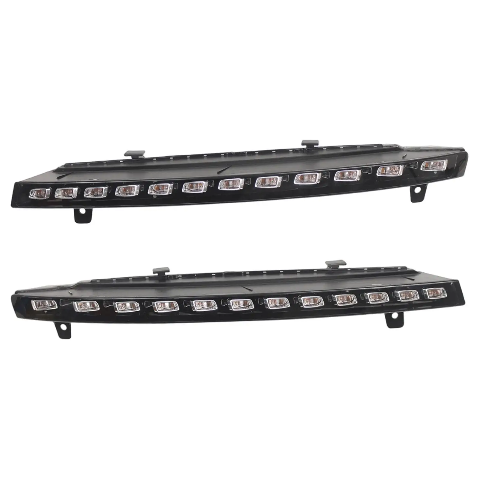 

LED Running Light for Q7 Base Model 2010-2015 Front Bumper Drl 12 Beads Replacement