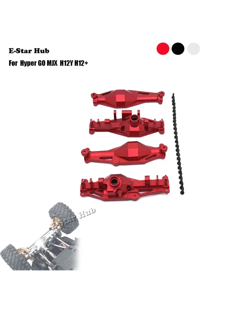 Vorder- und Hinterachsen-Gehäuse für Hyper GO MJX H12Y H12+ Metall-Upgrade-Teile RC-Modell Crawler Auto Truck Buggy