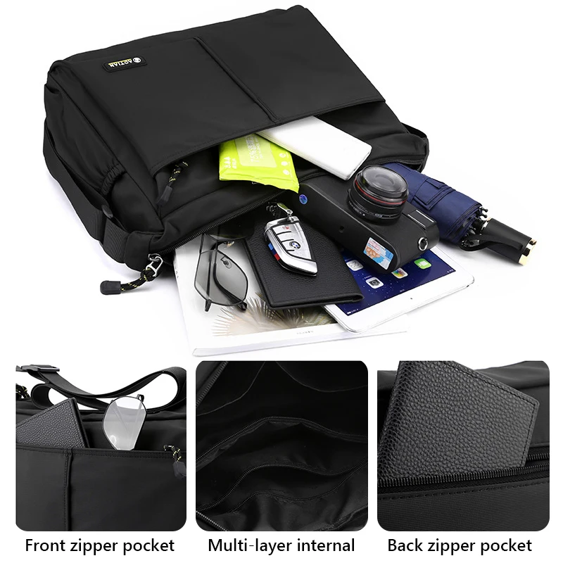 Casual Men Crossbody Bag Bussiness Handbags Large Capacity Outdoor Travel Messenger Bag High Quality Handbag Shoulder Bag XA79CC