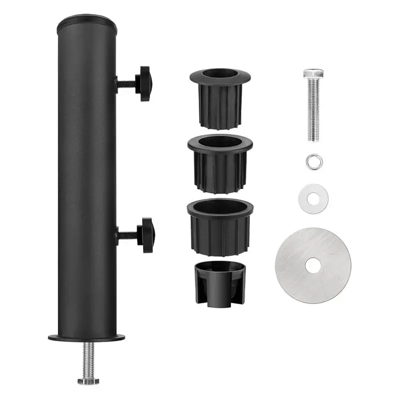 AS63-Umbrella Stand Tube Outdoor,Outside Stone Umbrella Tube Base,Table Umbrella Tube Bracket,DIY Umbrella Tube Mount