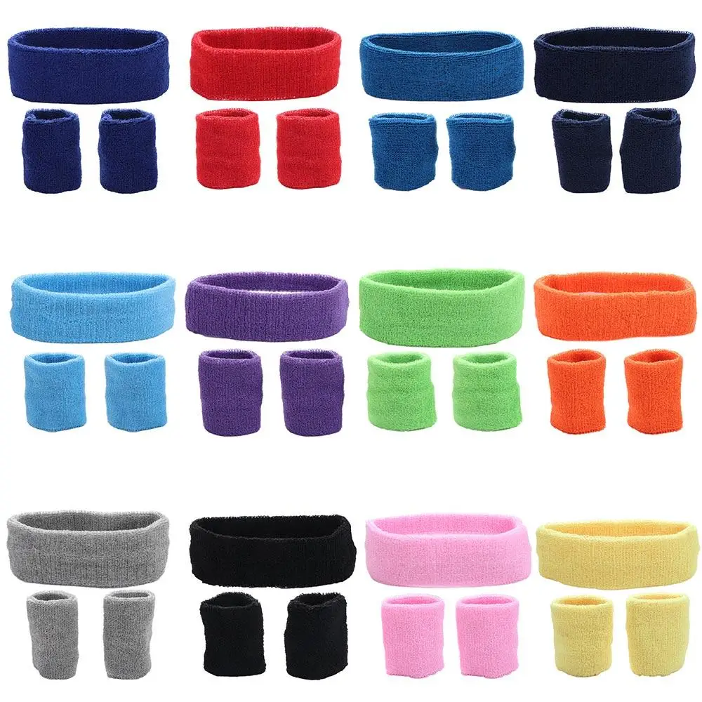 Absorbent Band Wrist Band Kids Headbands Yoga Mens Sports Headband Sweatband Wristband Sweat Headband