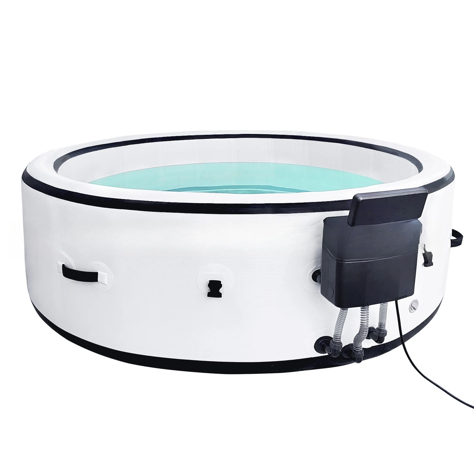 Inflatable spa Jacuzzi Household Inflatable Swimming Pool Massage Bubble  Bucket Adult Folding