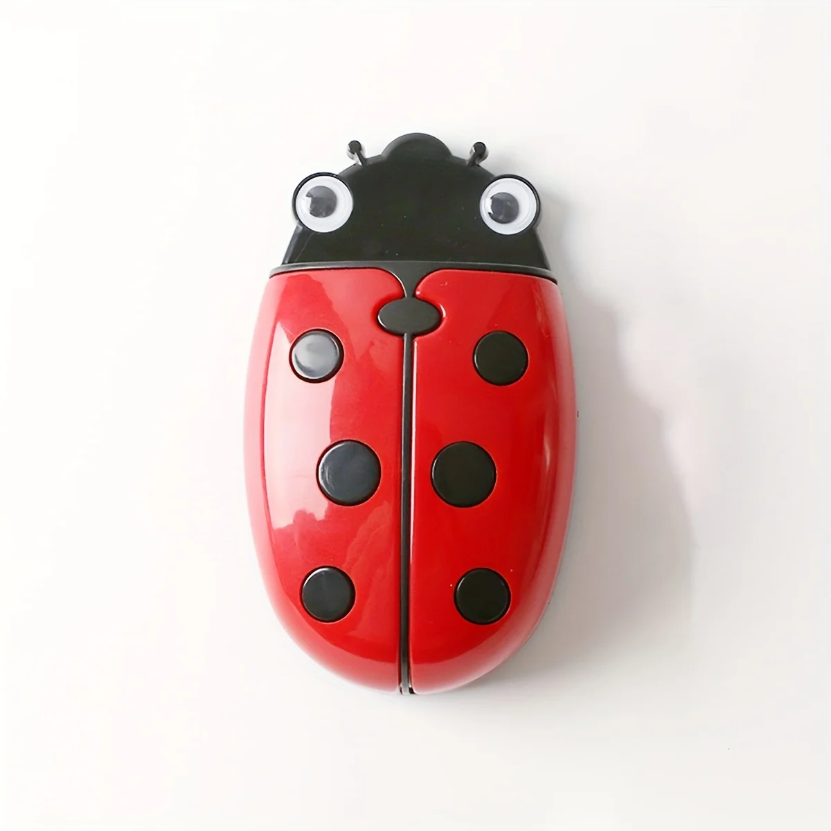 Ladybug Magnetic Pen Holder and Eraser - Dual purpose Whiteboard Accessory, Cartoon Plastic Storage Box - Image 6