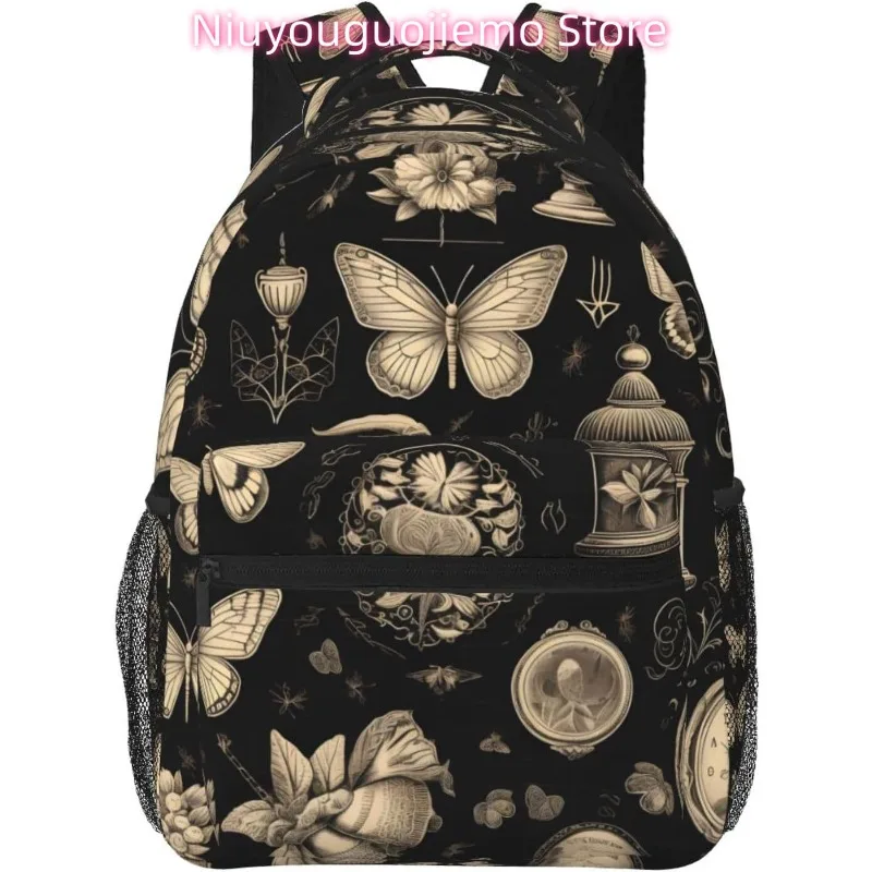 

laptop bag back to school Funny Cute Butterflys Lightweight Laptop Backpack Lightweight Multipurpose Travel Casual Daypack Unis
