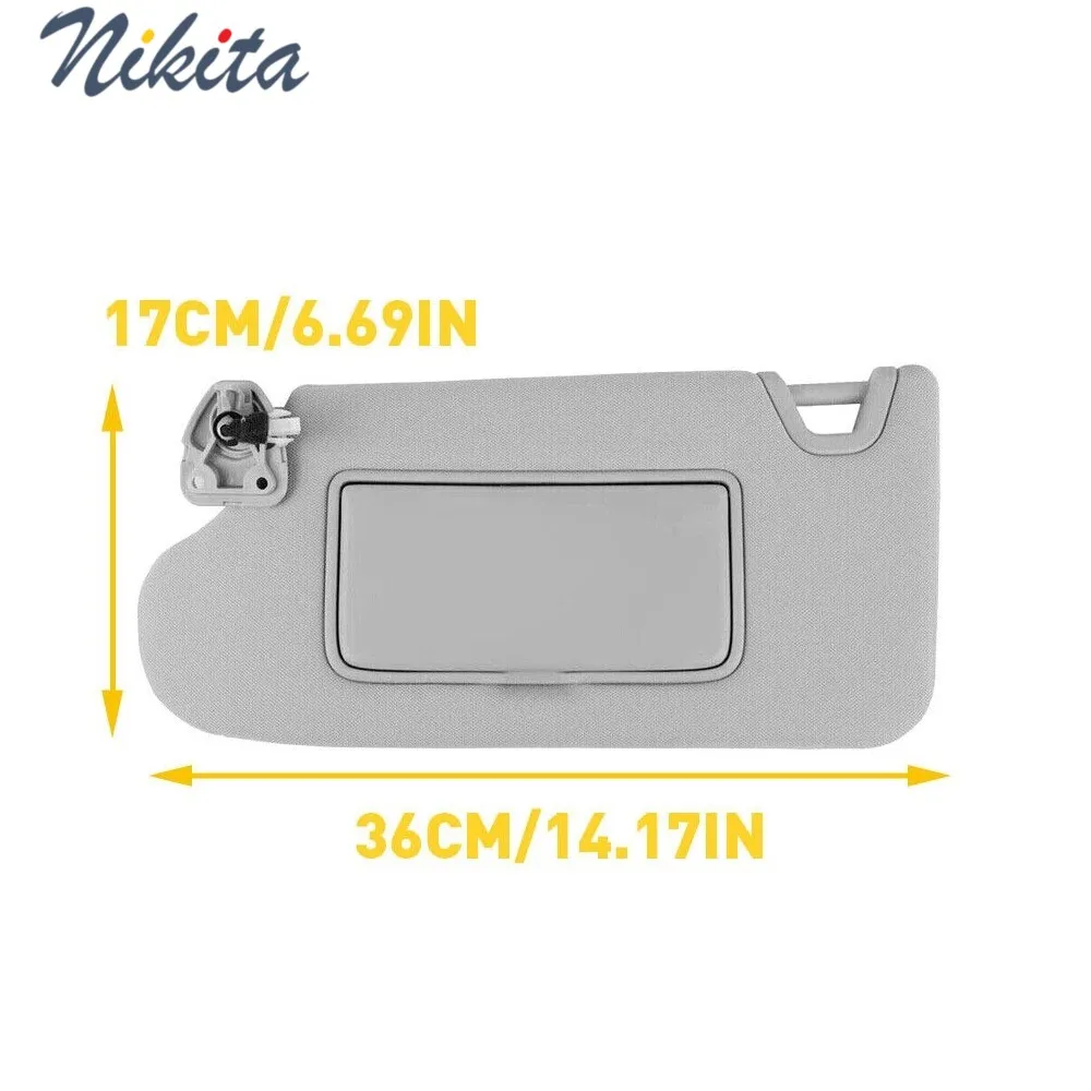 For Nissan Maxima 2016-2021 Car Sun Visor Left Right Side Driver Side Passenger Side Grey Beige 2016 2017 2018 2019 2020 2021