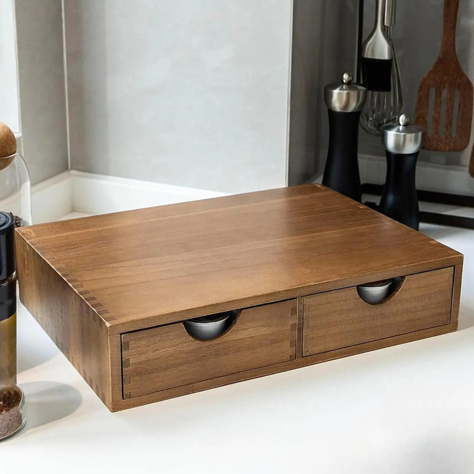 

Ящик для хранения капсул для кофе, органайзер для капсул для кофе, держатель для кофейника большой емкости, держатель для капсул для бара