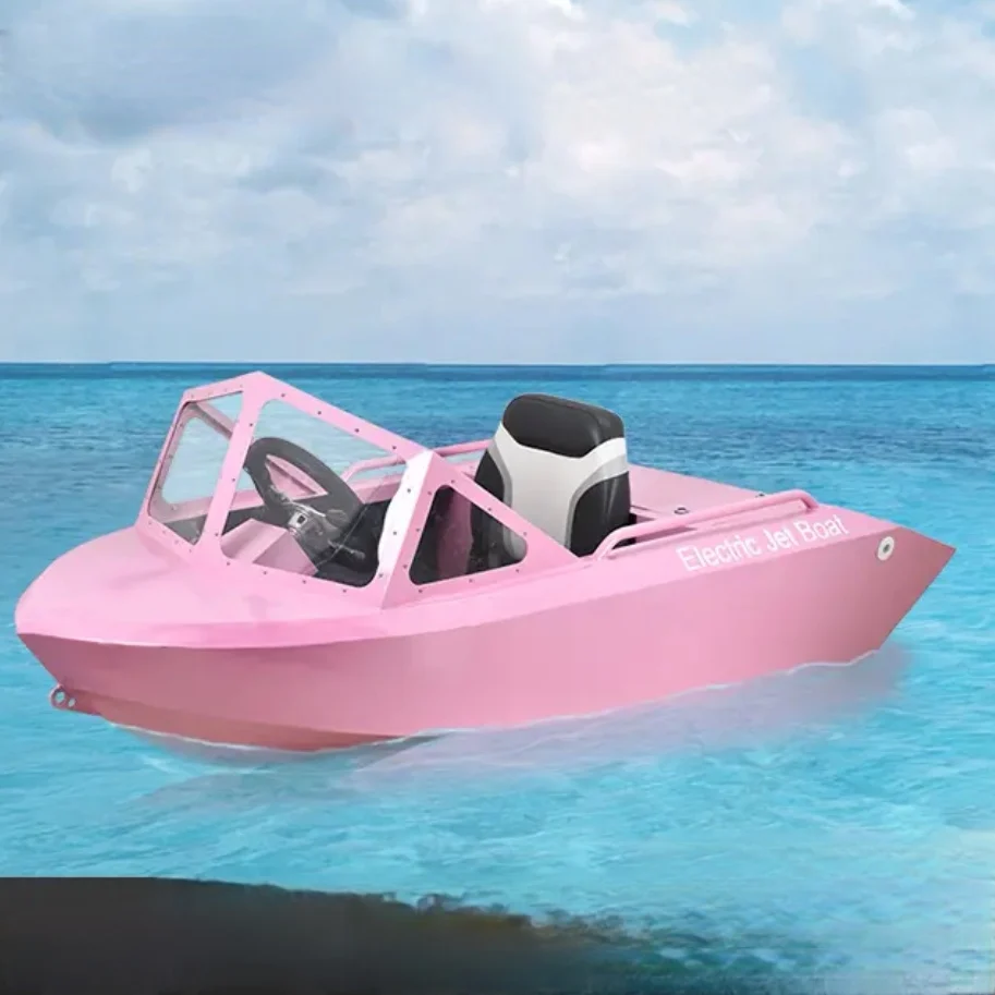 High Efficiency Advanced Mini Jet Boat, Optimized Power Component For Stable & Labor Saving Water Sports Operation