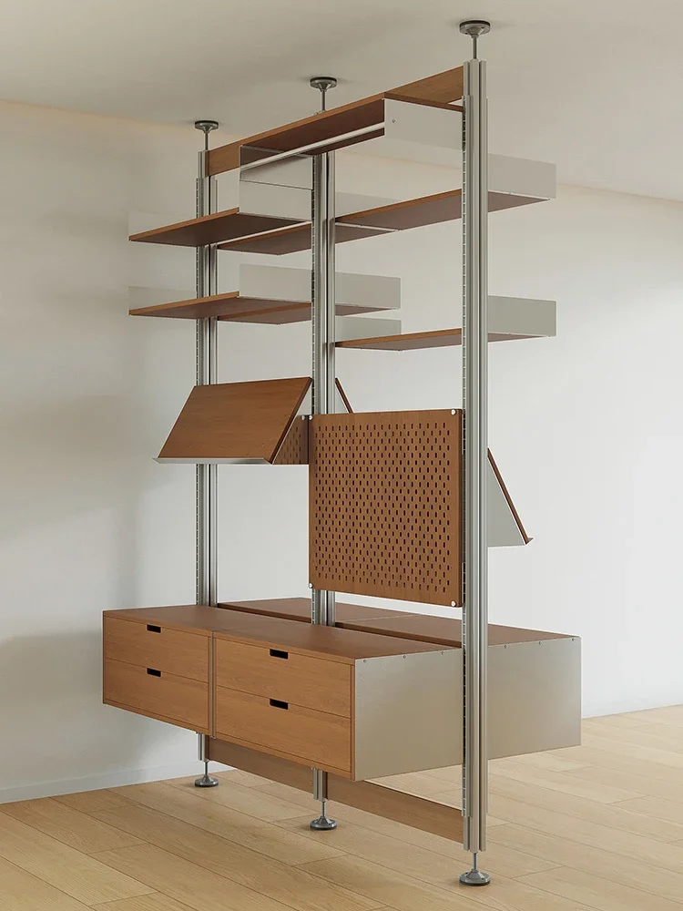 Bookcase has things [60cm combination] indomitable free punching shelf, hole board storage partition display rack