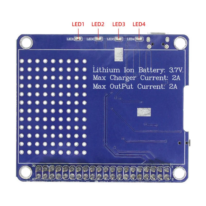 Nieuwe-UPS HOED Voor Raspberry Pi 4B 3B + 3B 2B 3A + A + UPS HOED Lithiumbatterij Voedingsmodule