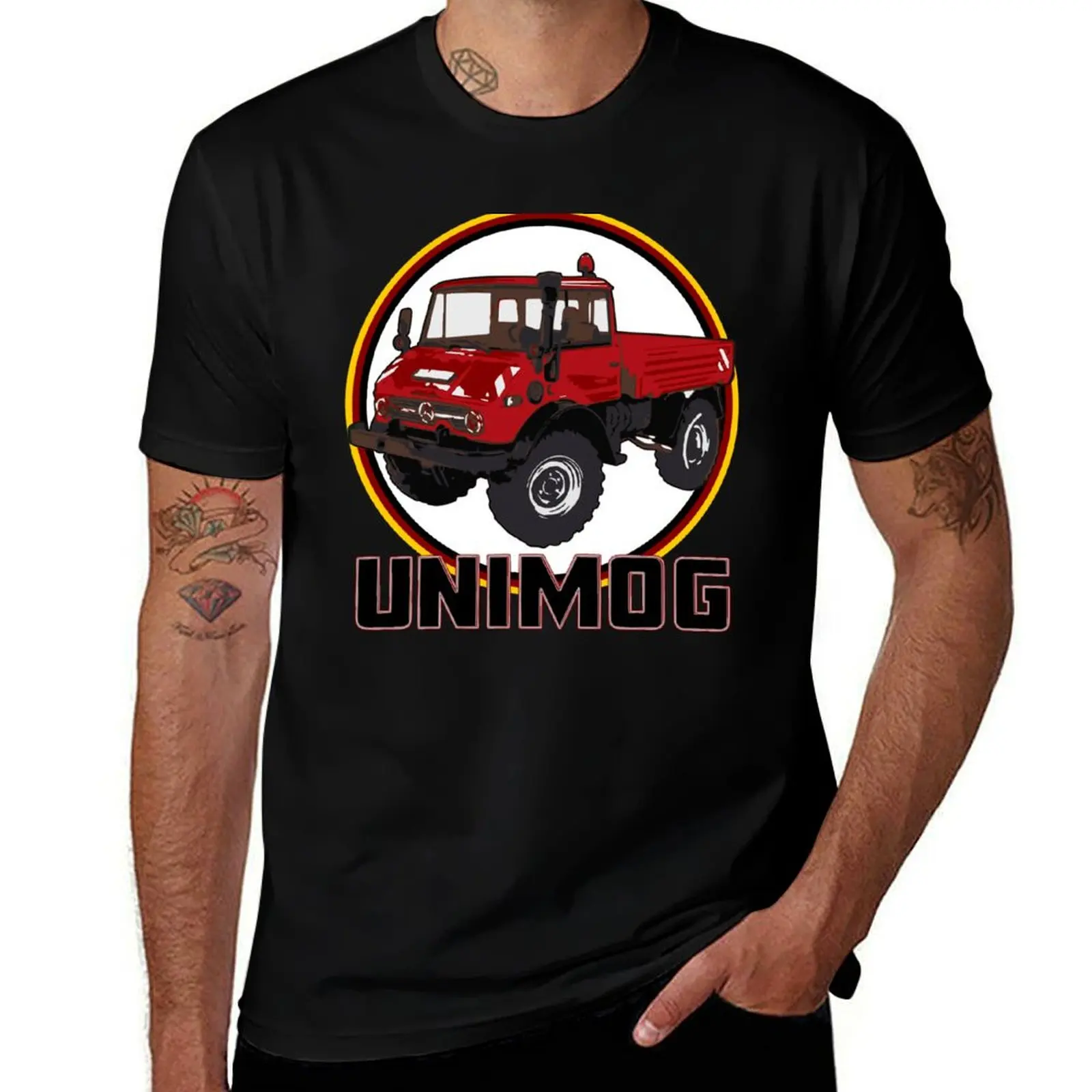 

Unimog Red T-Shirt hippie clothes blanks Anime t-shirt Luxury man mens workout shirts