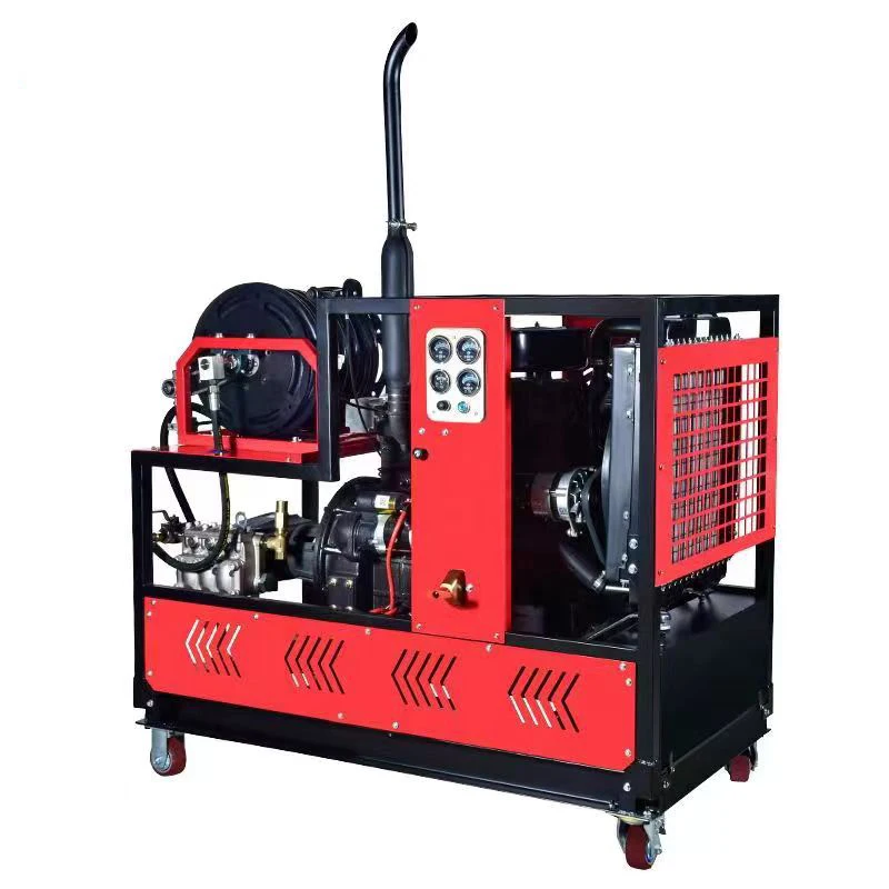 LC Automatic Four-cylinder High-pressure Pipe Dredge with Remote Control Can Clean up to 40 Inches of Pipe
