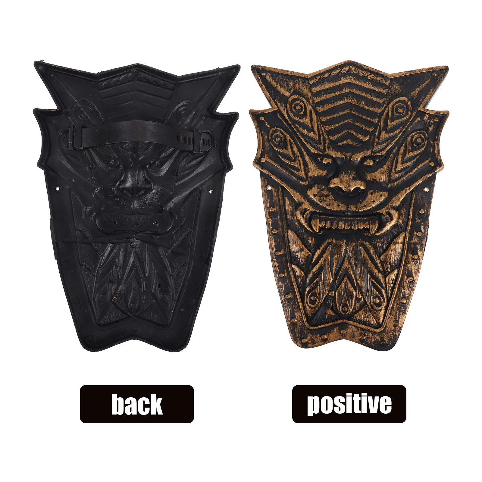 

Plastic Lightweight Medieval Knight Shield Cosplay Halloween Party Role-Playing Performance Shield for