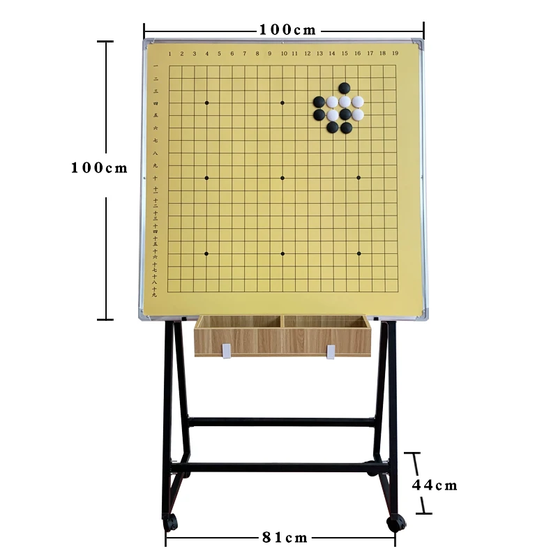 

Teaching Go Magnetic Large Chessboard Chess Hanging Board 1-meter Double-sided Training Demonstration Lecture Board Magnetic Che
