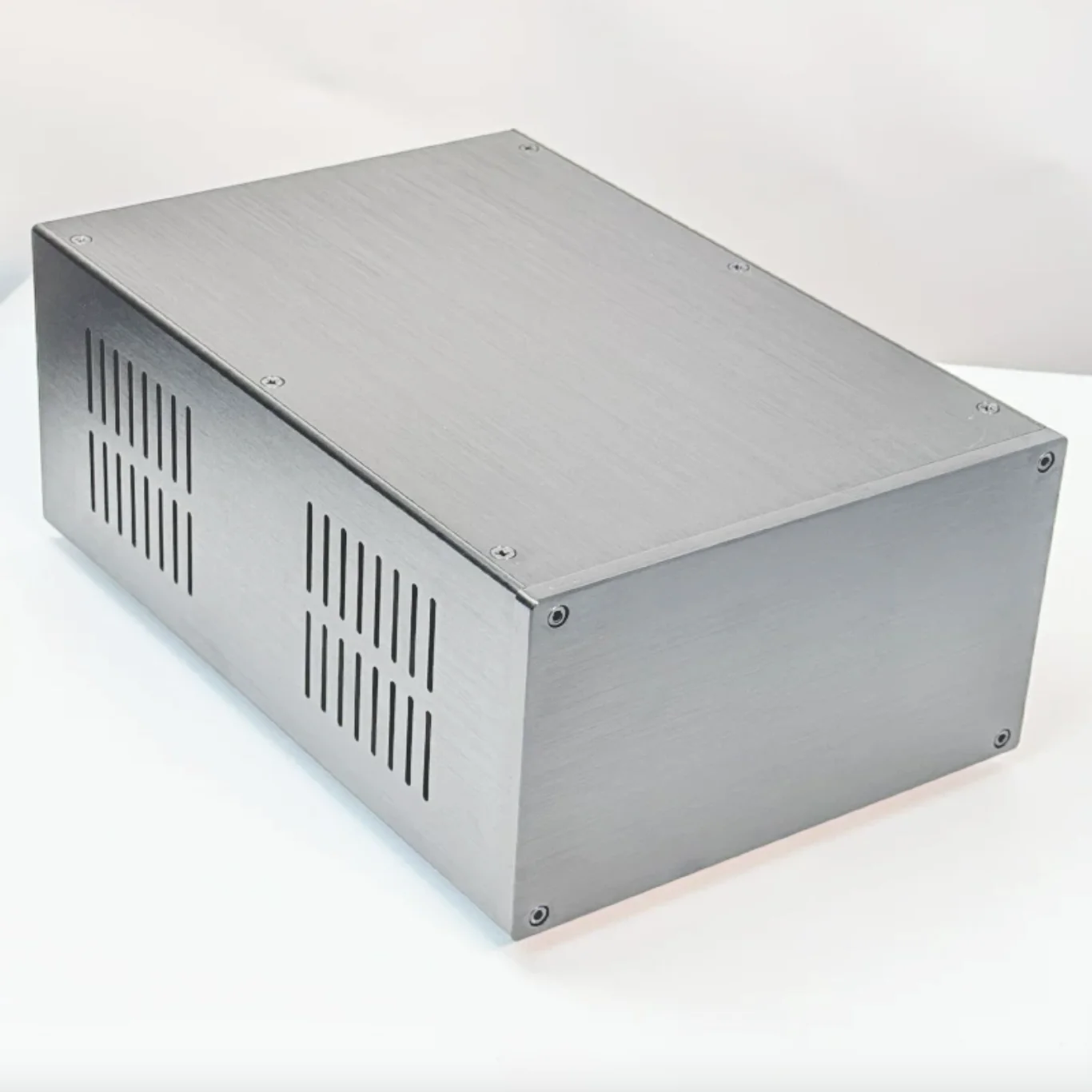 210*120*310mm Aluminum Amplifier Chassis Preamp Post‑amp Housing Hi‑Fi Power Filter DIY Audio Instrument Enclosure Case