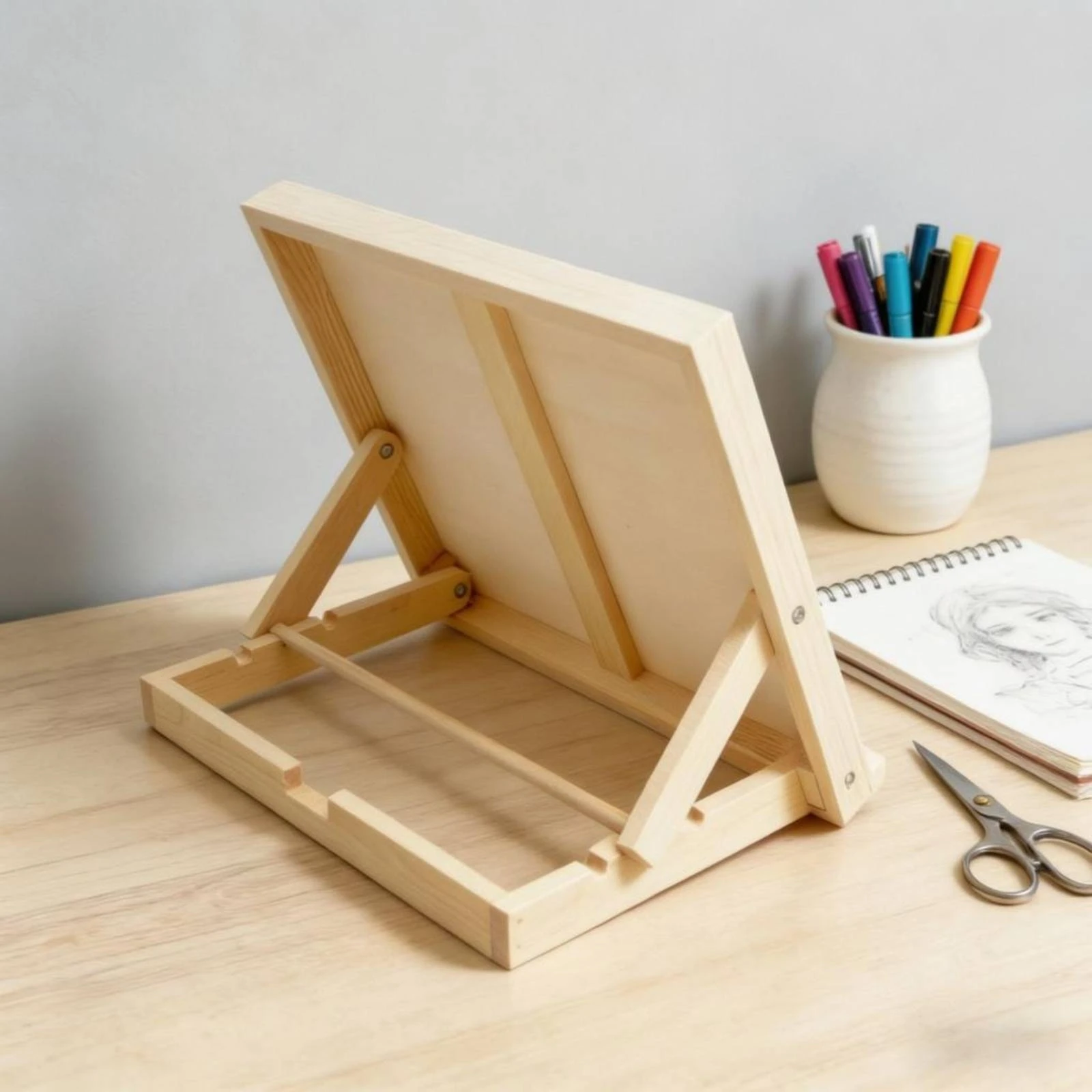 Tabletop Drawing Easel Collapsible Foldable Easel Stand Drafting Board Portable