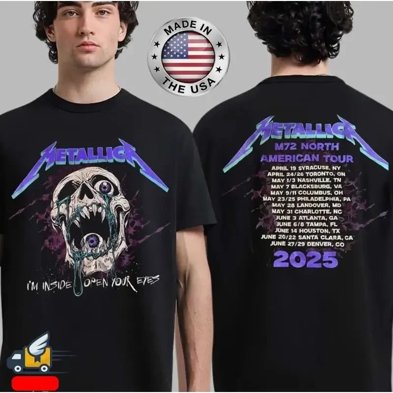 Met M72 2025 Kanada-Tour T-Shirt Limitierte Auflage April-Konzert