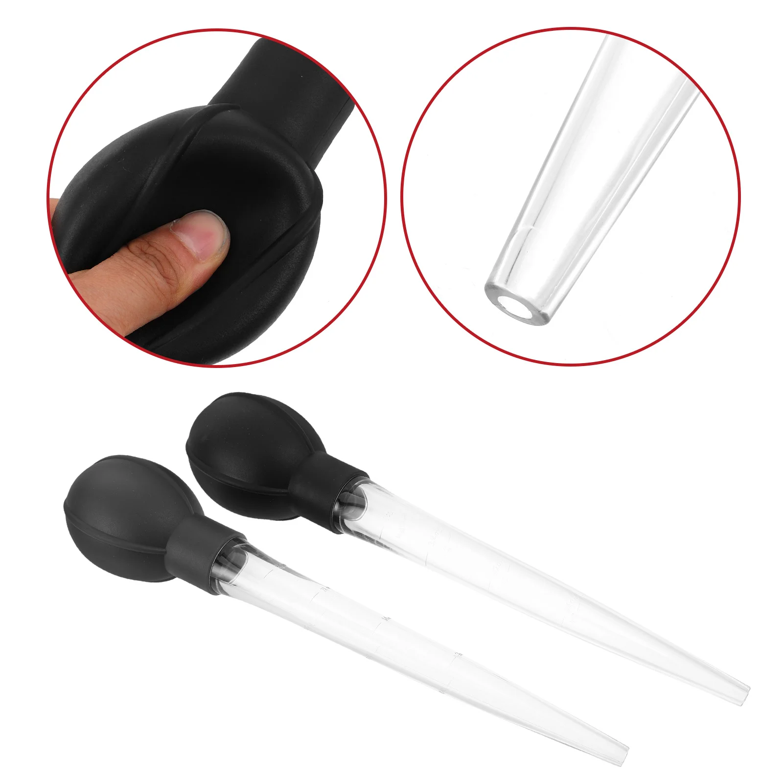 Bomba de muestreo de vino de 28Ml, herramienta de transferencia de líquidos de calidad alimentaria para barril de vino, equipo de elaboración, molde de dulces de aceite de cocina, 2 uds.