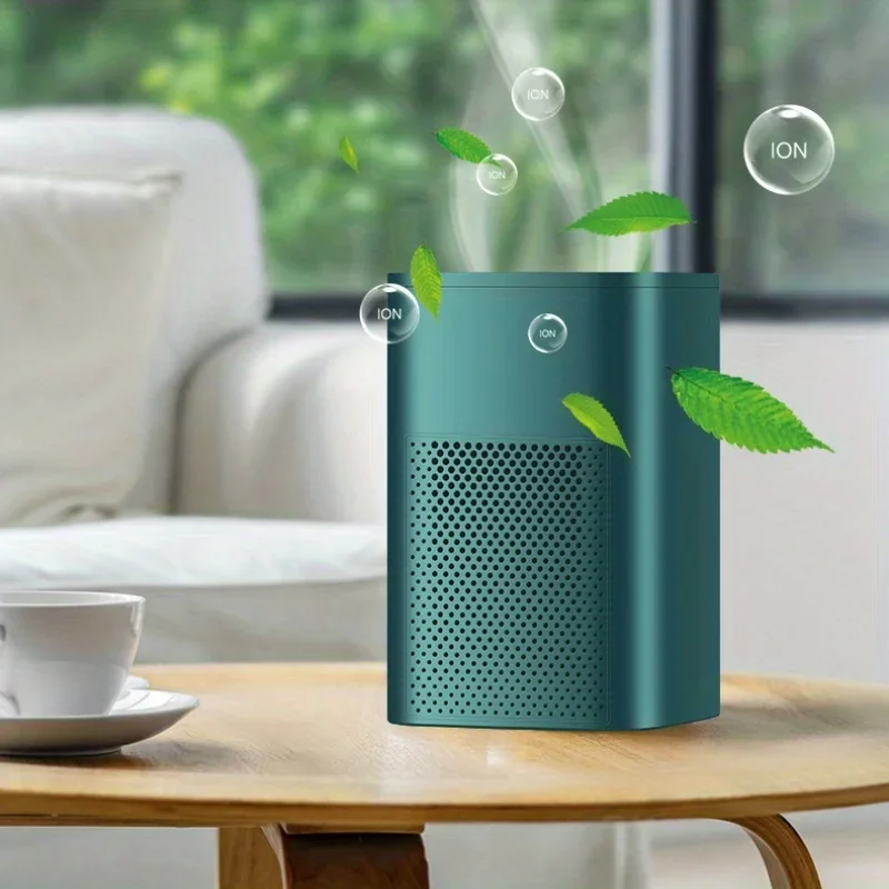 Xiaomi Youpin Portable Air Purifier HEPA Filter 2 Activated Carbon Filter Smoke Odor Removal Desktop Air Cleaner for Office New