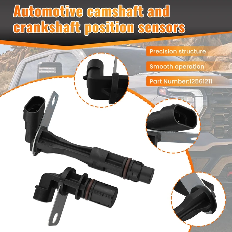 

Car Camshaft & Crankshaft Position Sensor For Chevy Silverado 1500/GMC 5.3L 6.0L 12555566 12560228