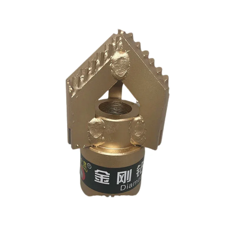 High quality full tooth 3 wing alloy drill bitbig/Well drill middle octagonal arc angle Drilling ,mud pump fitting 3 blade drill