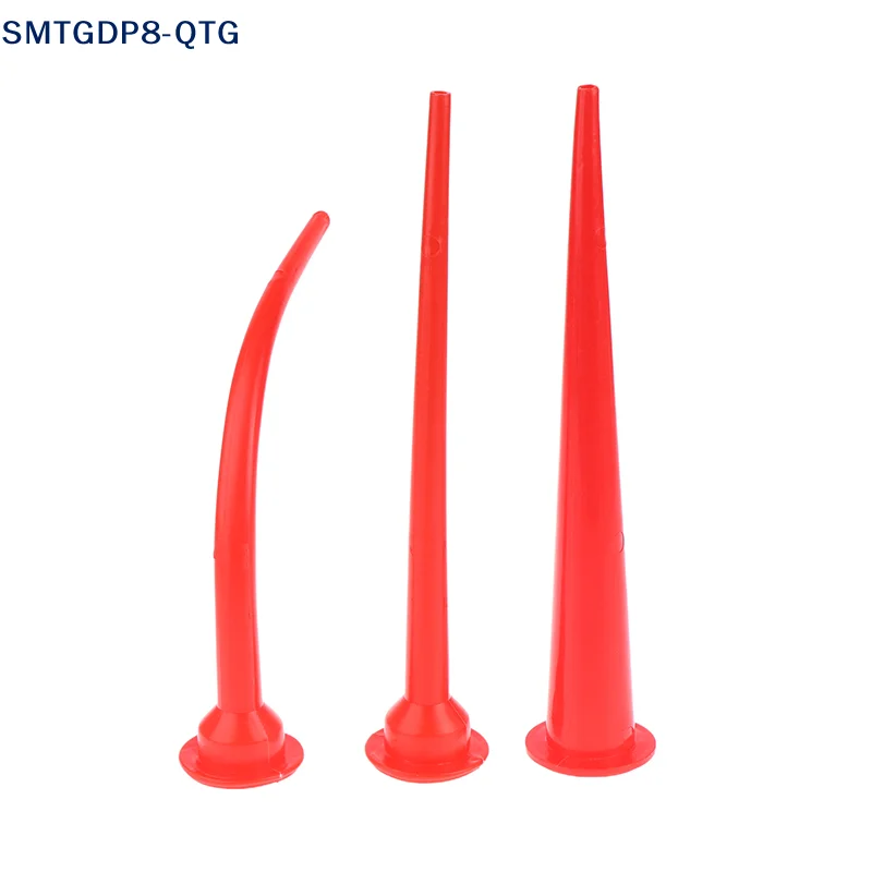 NEW Plastic Caulking Nozzle Applicator Sausage Caulking Extension Tool Camber / Long Caulking Nozzle Set