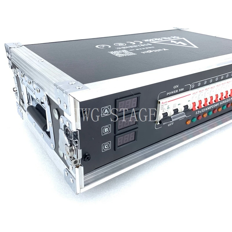12 Road Distribution Power Supply Stage Lighting Distribution Cabinet Direct Power Box Aviation Box Engineering Distribution Box