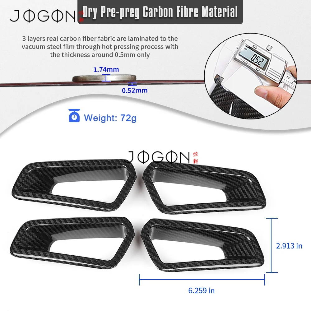 4Pcs For Honda Civic 11th Gen Type R  FL5 2024 2025 2026 Real Carbon Fiber Car Interior Headrests Overlay Cover Trim Accessories