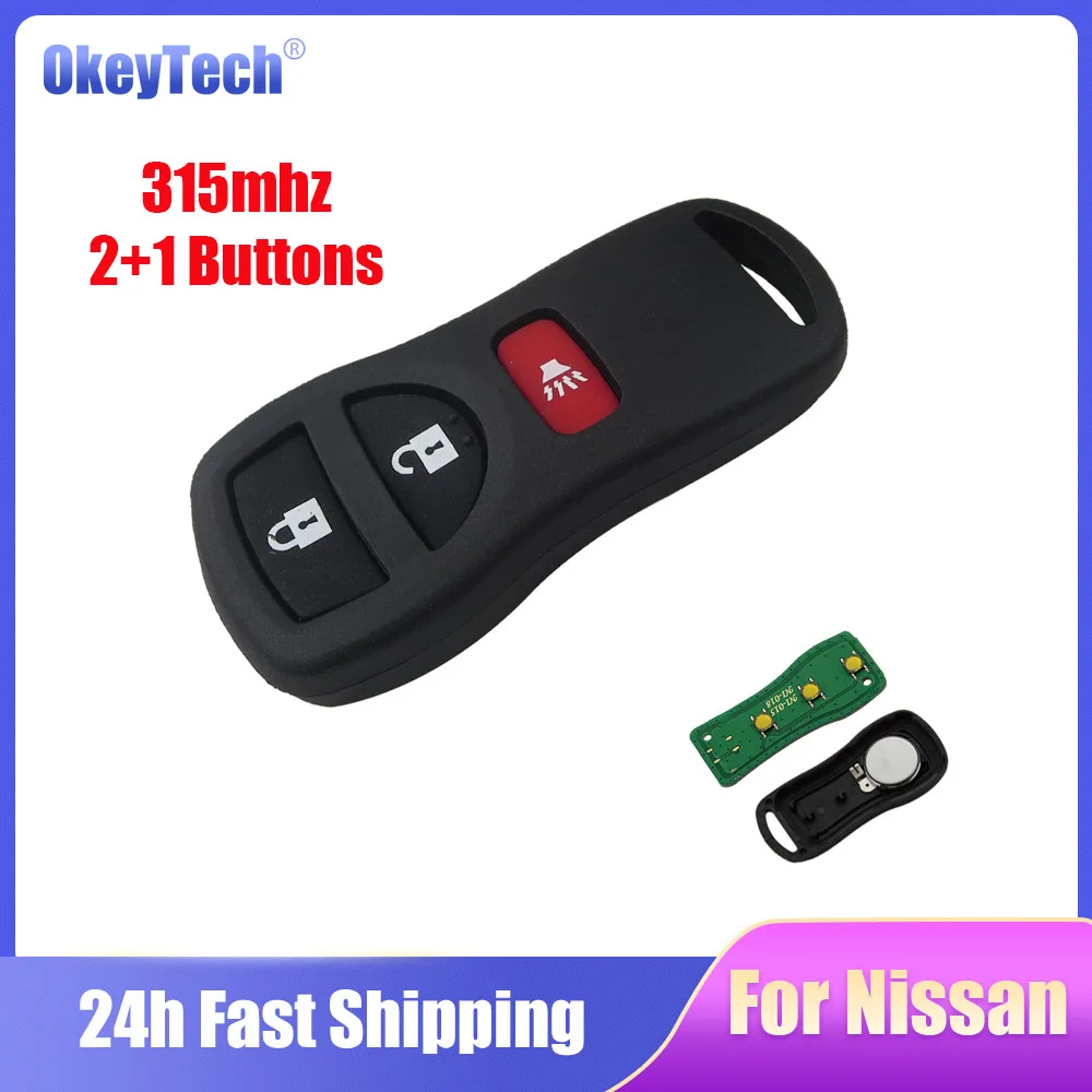 

Okeytech KBRASTU15 315Mhz ID46 Chip Remote Car Key For Nissan Armada Frontier Murano Pathfinder Quest Titan Xterra 2005 2006 200