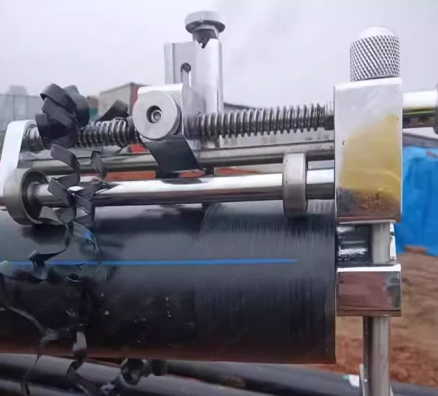 PE pipe rotary scraper gas pipe water pipe PE butt welding machine electric fusion welding machine
