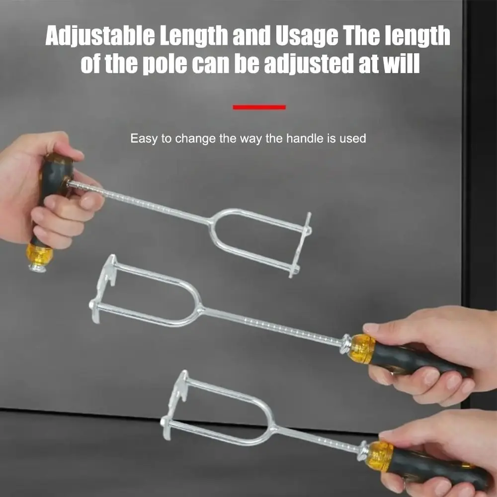 A  Set All-in-one Design Plumbing Tool Multi-size 360-degree Rotation Bathroom Sink Wrench 7 Interchangeable Die Heads