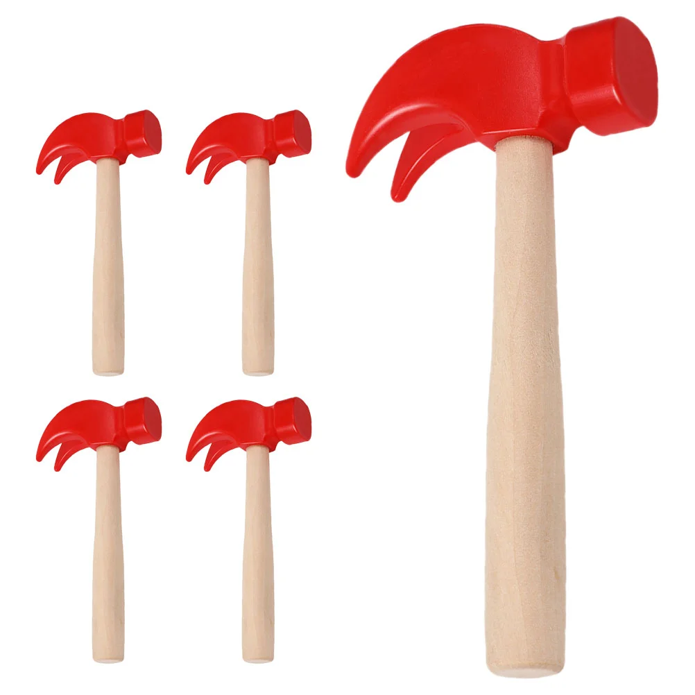 

Simulated Small Wooden Hammer Seafood Shellfish Cracking Tool Kid Hammers Toy Mallet Kids Pretend Play Toys Mini