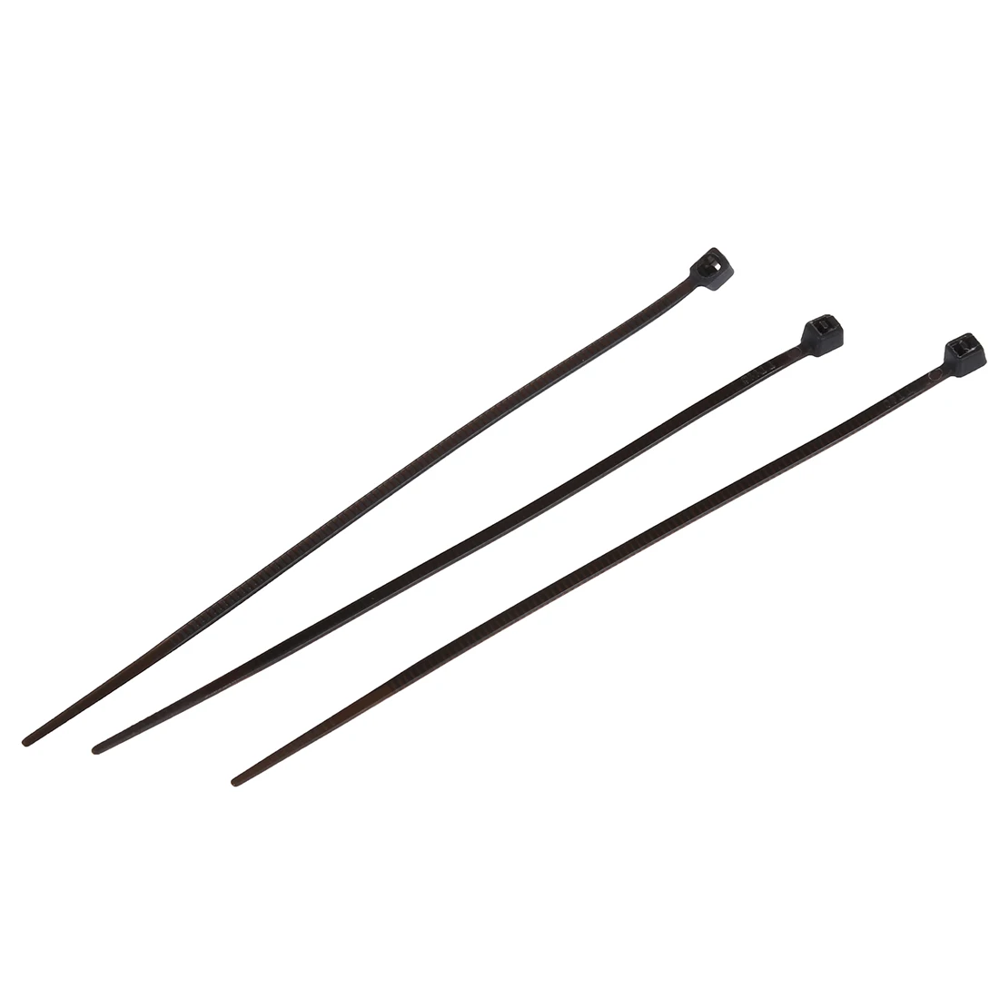 High-end 1000 Pcs Cabo de nylon preto Zip Tie Fasten Wrap 95mm x 2mm