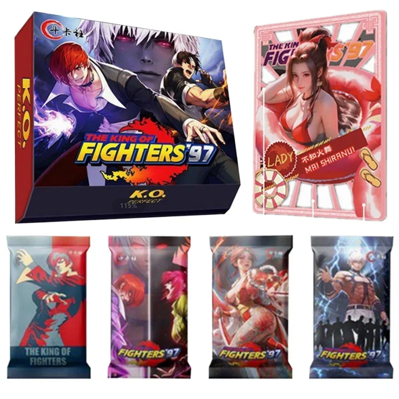 

King Of Fighters Cards KOF 97 Arcade Fighting Game Character Kyo Kusanagi Kids Toys Fantasy Boy Collection Cards Christmas Gifts