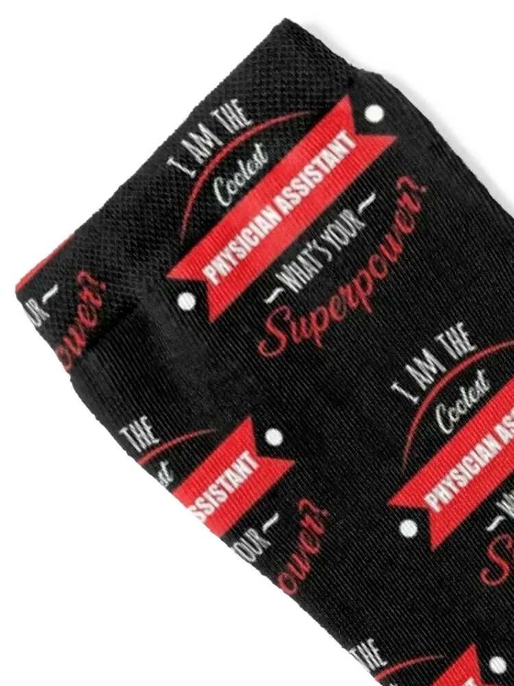 I'm the coolest physician assistant, what's your superpower? Socks Lots sport Thermal man winter Men Socks Luxury Brand Women's