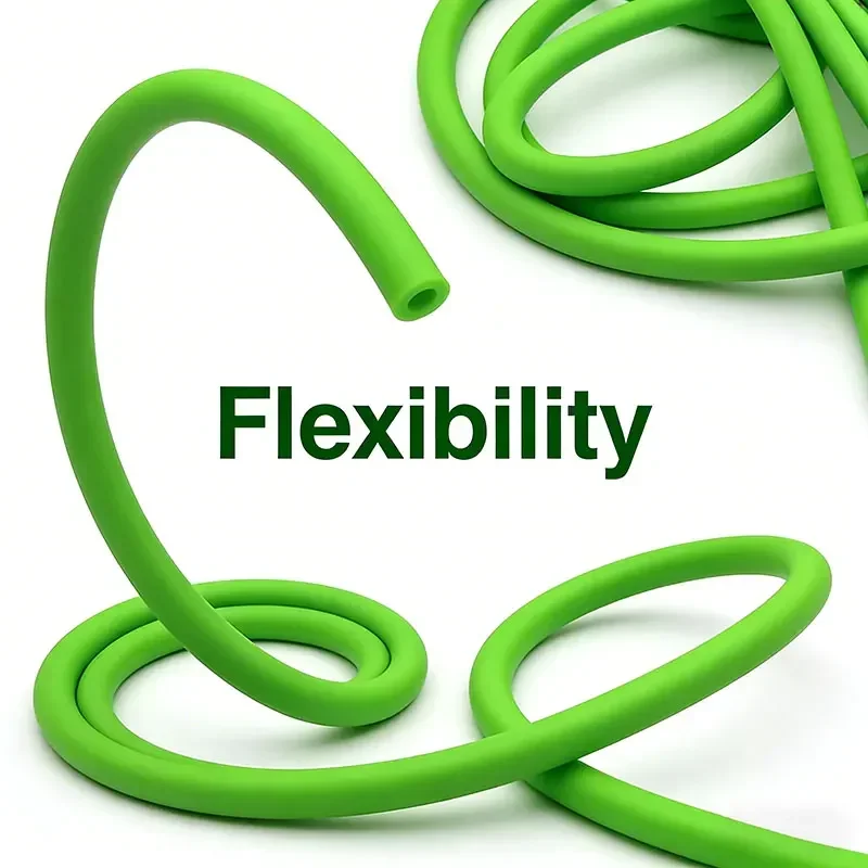 1.6-8mm High Elasticity Natural Latex Tube 1-2-3-5M Antifreeze Strong Tensile Green Rubber Hose for Slingshot & Craft DIY
