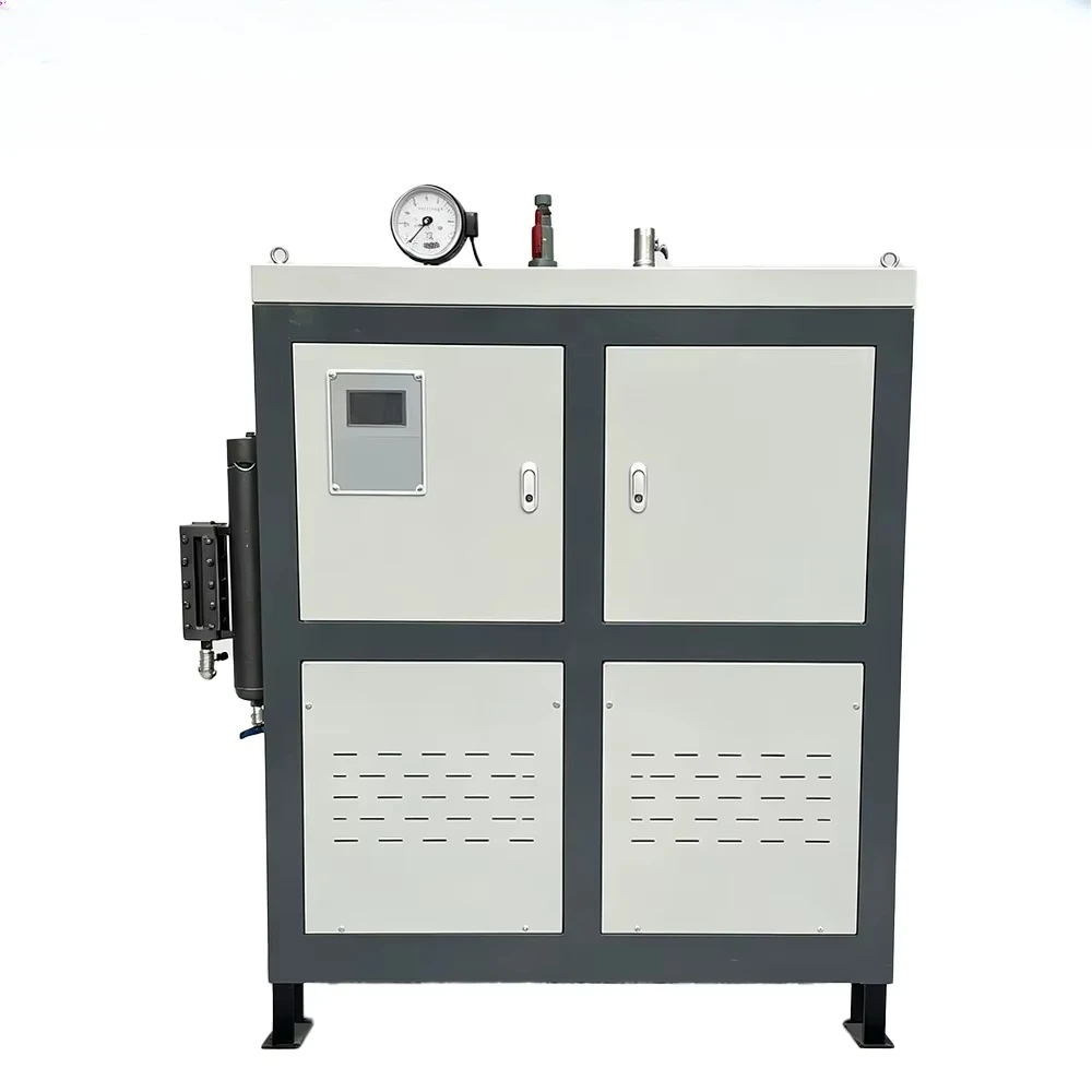 Energy Saving Vertical Electric Steam Generator Boiler 72KW 100kg Steam Output PLC Control for Garment Factory