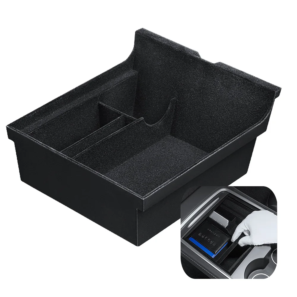 Car Central Control Drawer Box Car Center Tablet Storage Drawer For Tesla Model 3/Y 2021-2023 Accessories