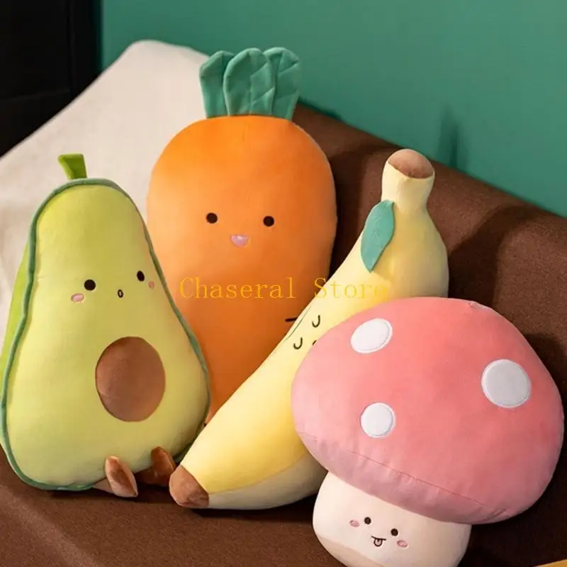 E7CE Gevulde fruitpop voor kinderen, pasgeboren slaapknuffel, sussen speelgoed, paascadeau voor kinderen
