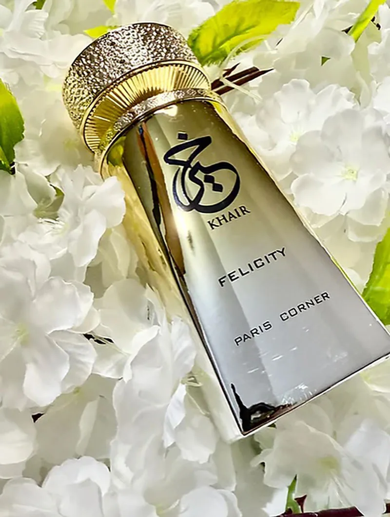 Pariz Coner Khair Felisity Eau De Parfum Spray للرجال والنساء - عطر عربي مستوحى يدوم طويلاً - أنيق حلو و Wo
