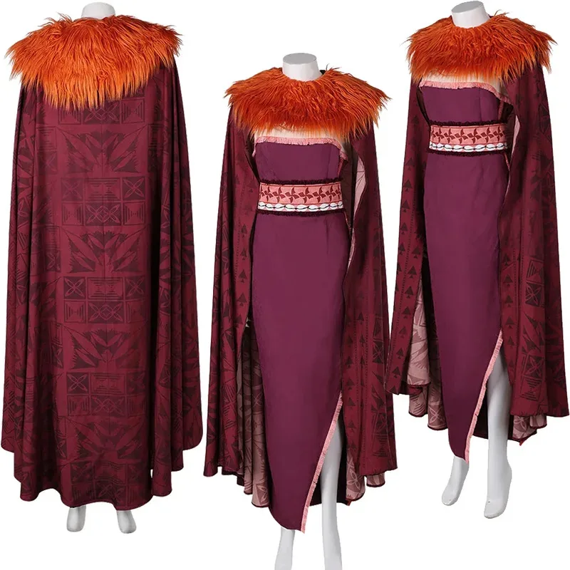 Villain Matangi Cosplay Costume Movie Roleplay Cloak Dress Belt Adult Clothing Outfit Halloween Carnival Party Women Female Suit