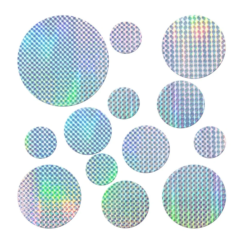 Anti Collision Stickers for Windows to Stop For Birds from Flying into Glass with Reflective Holographic Design