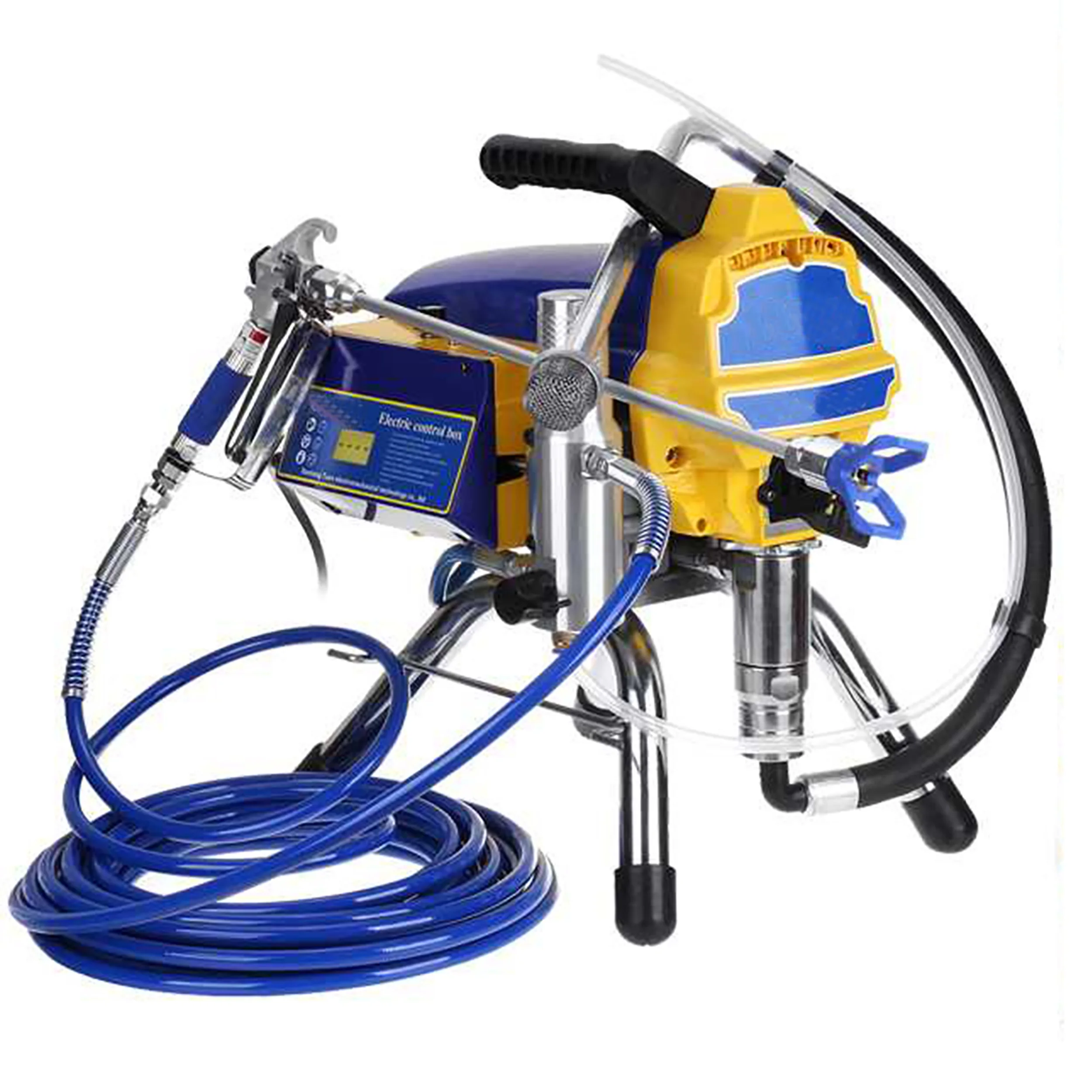 High-Pressure Electric 110V/220V Paint Machine Industrial Wall Airless Painting Sprayer Power Spray Guns