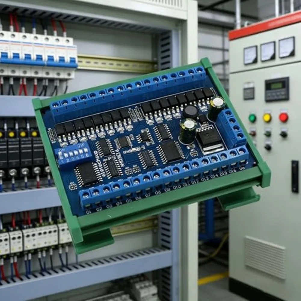 As Shown 16 Channel Relay Board DC 6.5-30V Operating Voltage 300mA Max Load Per Channel Supports 64 Parallel Devices