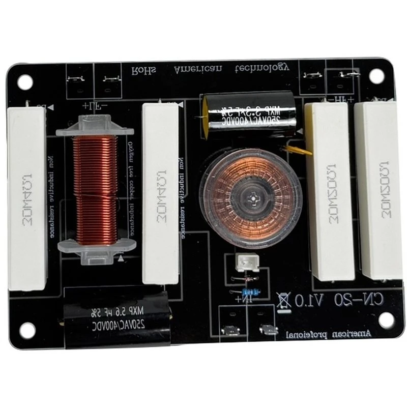 IDUD CN-20 High Quality Audio Crossover 450W 3000Hz 2-Way Speaker Crossover For 8-12 Inch Speakers 25- 44Mm Tweeter