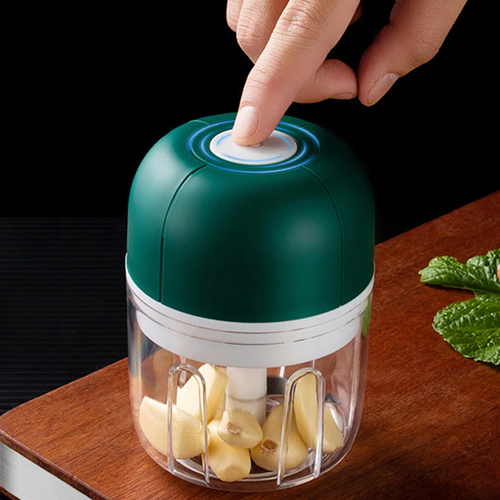 

Stainless Steel Electric Garlic Crusher Multi-Functional Vegetable Chopper Easy to Clean USB Rechargeable Kitchen Tool