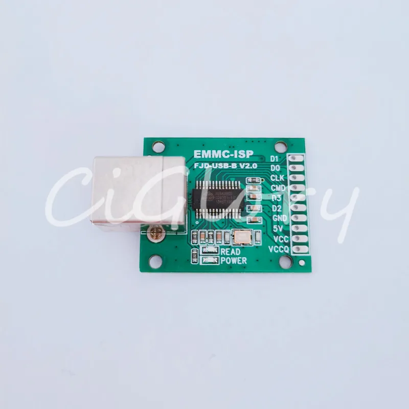 AU6438BS Chip 3 Line EMMC-ISP High-speed Fly Wire Tool USB-B Type Computer Communication