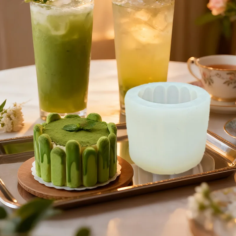 

Finger Biscuit Rim Cake Silicone Mold DIY Oven-free Mousse Fondant Chocolate Mould Baking Tools Cake Decoration Accessories