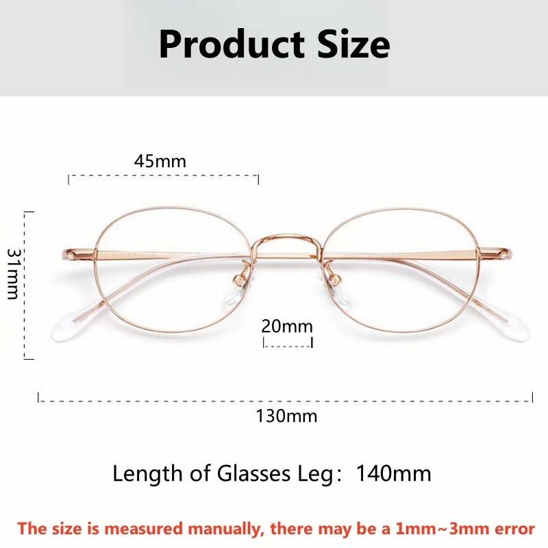 OLLYMURS Retro Oval Titanium Alloy Glasses Women Fashion Small Face Wide Edge Design Optical Prescription Eyeglasses Frame 2017
