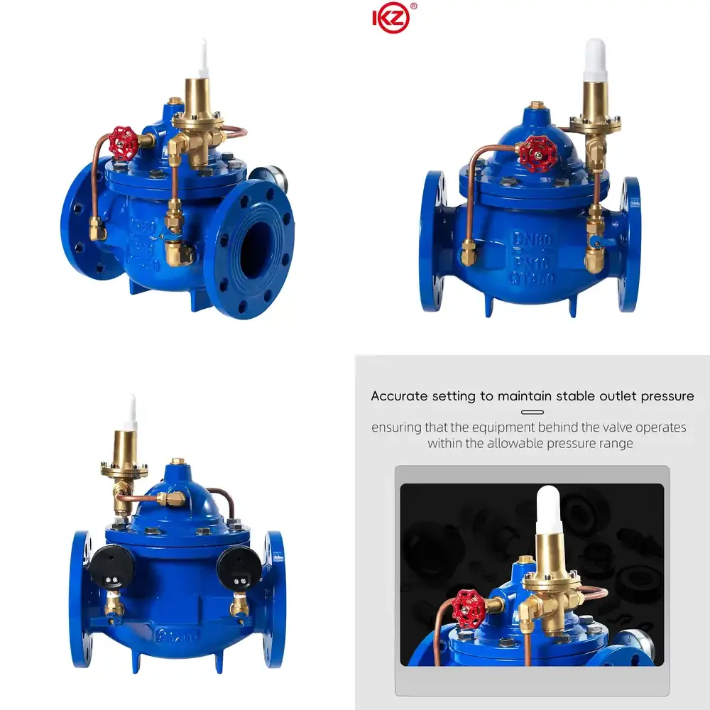 

High Quality 100mm Ductile Iron Cast Iron Hydraulic Control Valve 500x Pressure Relief/Reducing Valve General Water
